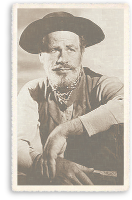 Paul Brinegar as his character "Wishbone" on Rawhide.